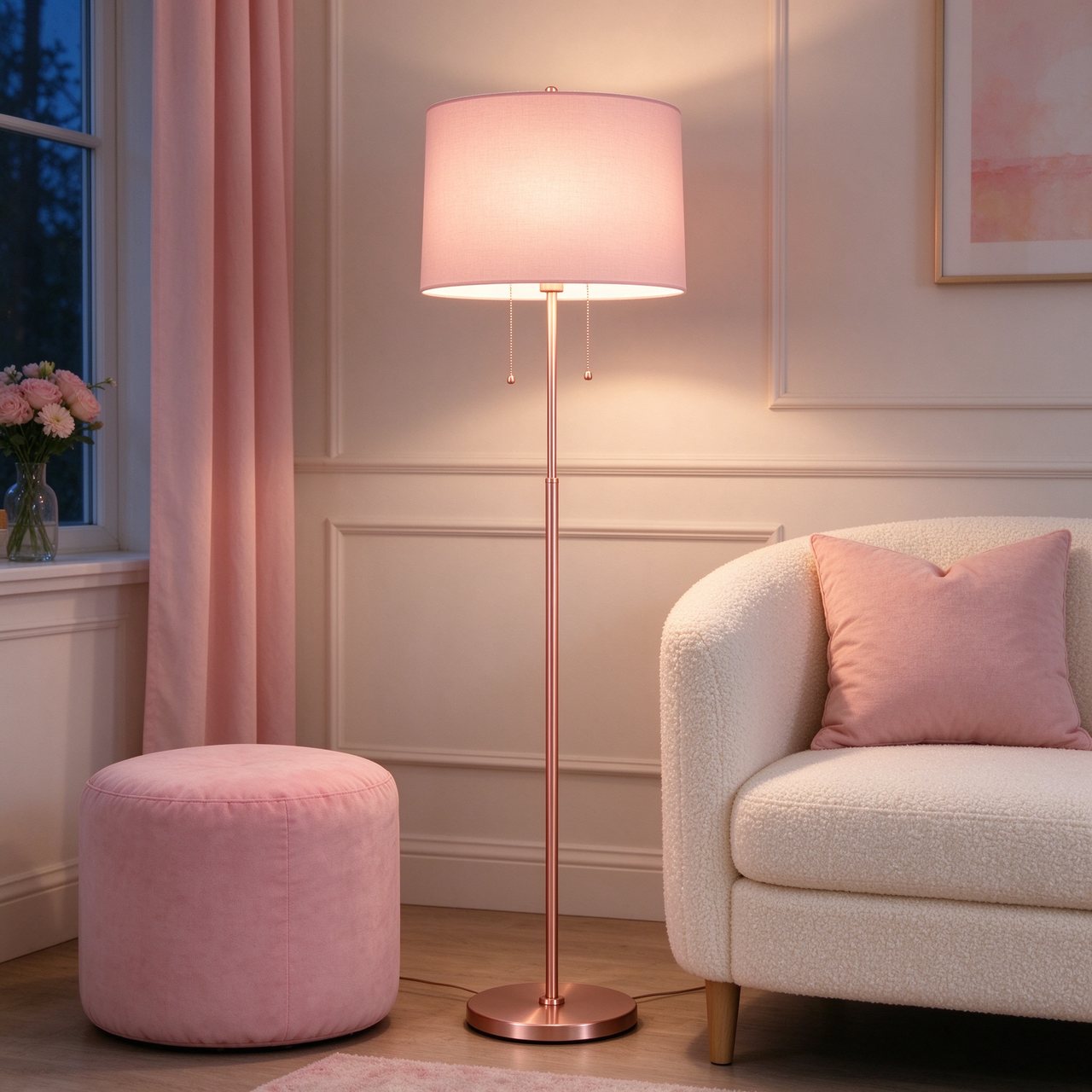Rose Gold Floor Lamp product photo